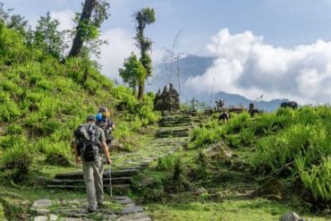 Guest enjoying Responsible travel in Nepal Nepal