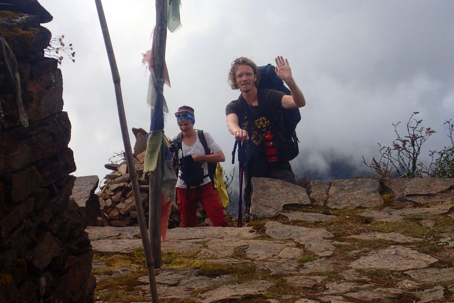 Trekkers at Shipton La