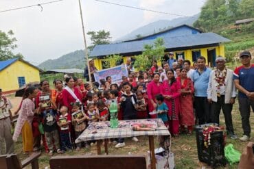 School Stationery Distribution program by MASTA