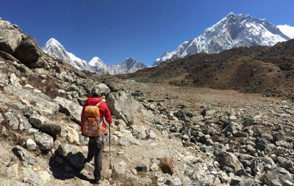 Rocky Moraine Trail Everest Region